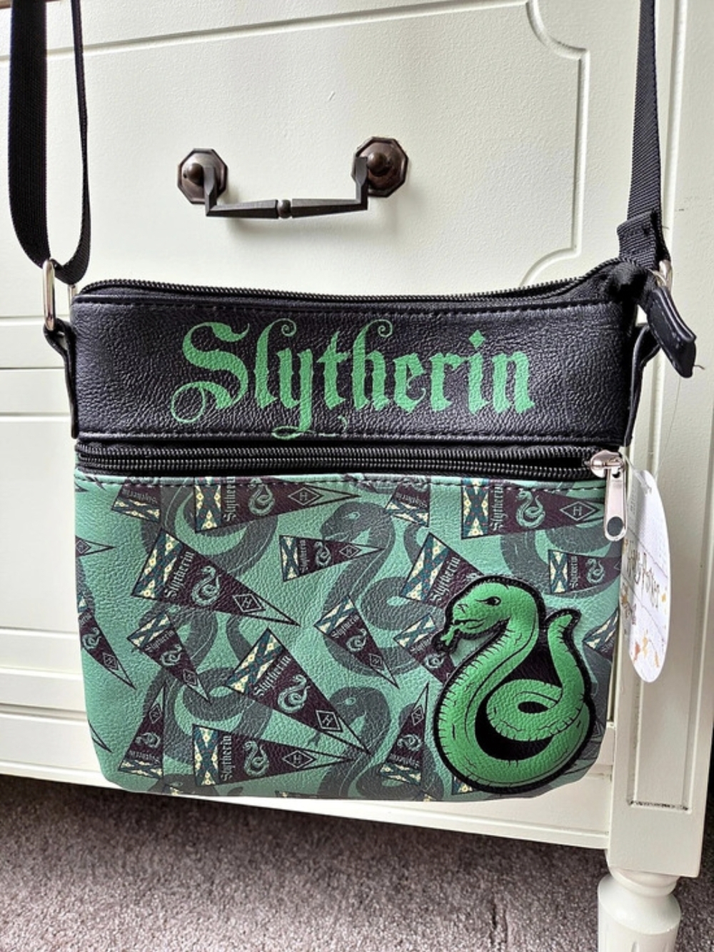 Loungefly Harry Potter Slytherin Crossbody Bag